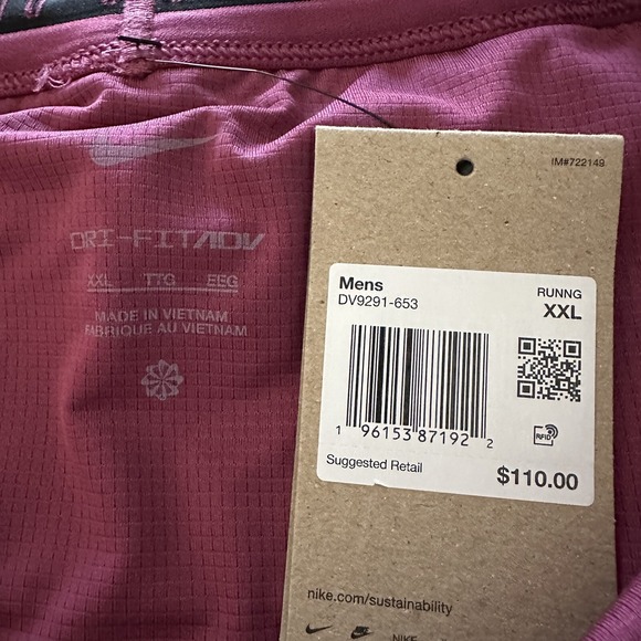 Nike Dri Fit ADV Run Division 4" Running Shorts Lined Size XXL DV9291-653 - Picture 5 of 5